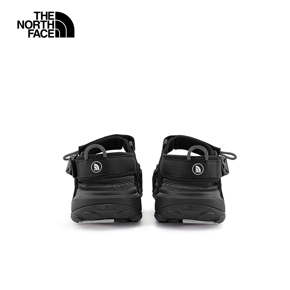 The North Face北面男款黑色抓地可調節涼鞋｜8A8XKX7