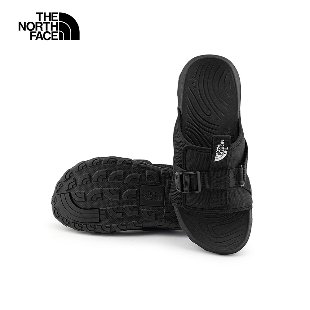 The North Face北面男款黑色抓地可調節拖鞋｜8A8YKX7