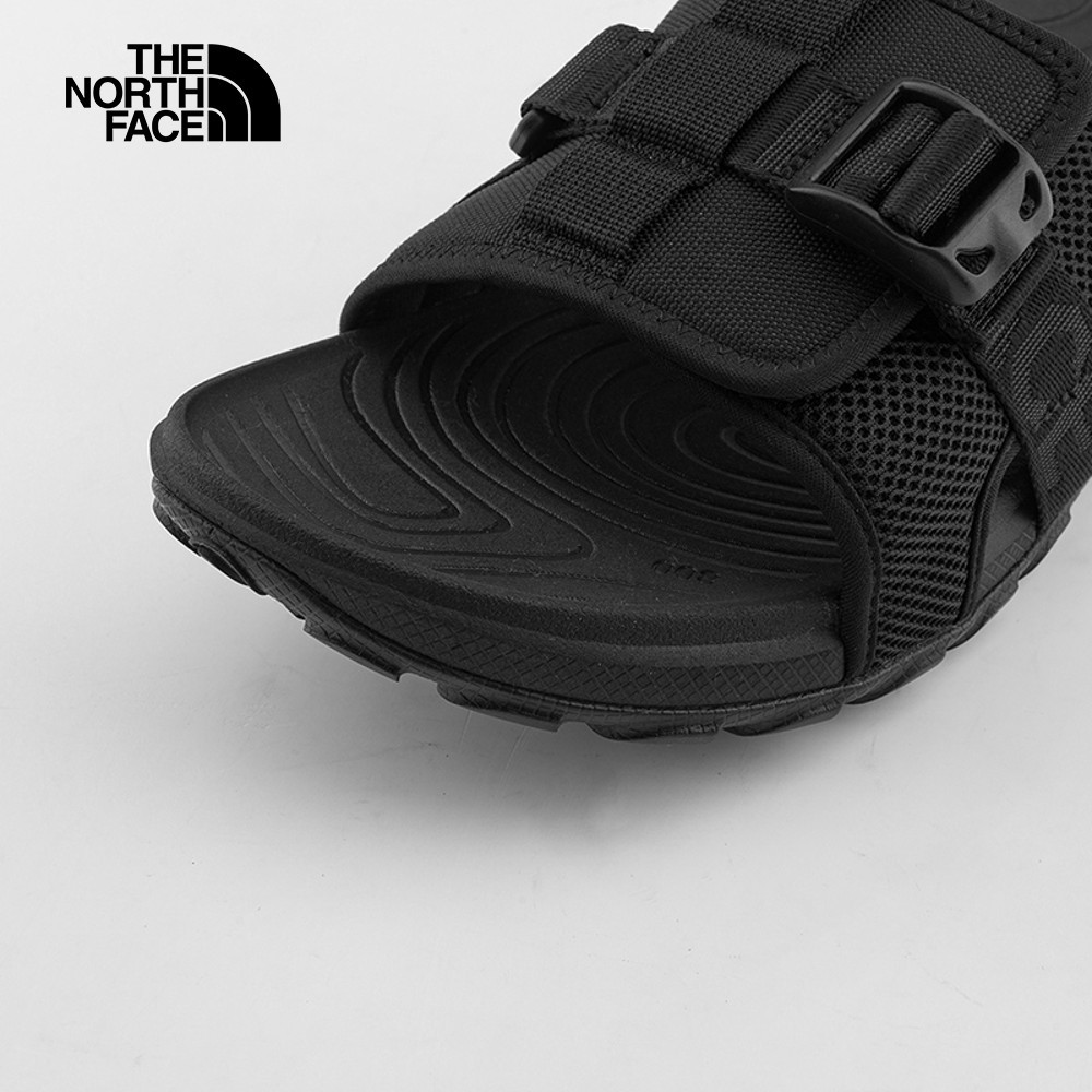 The North Face北面男款黑色抓地可調節拖鞋｜8A8YKX7