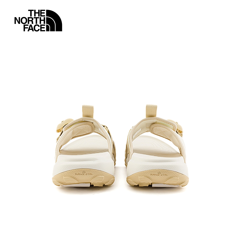The North Face北面女款米白色抓地可調節拖鞋｜8ADSTOB