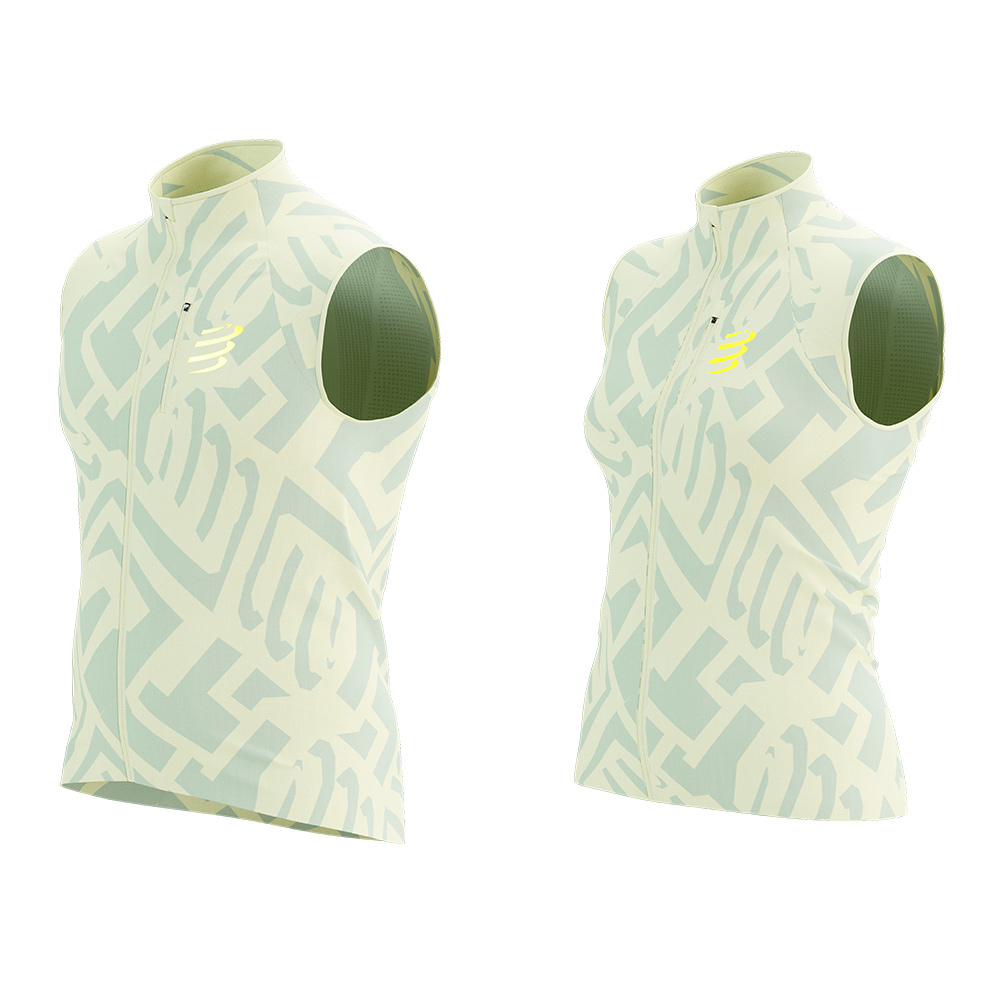 透氣防風背心 2.0  冰藍圖騰 (男/女)