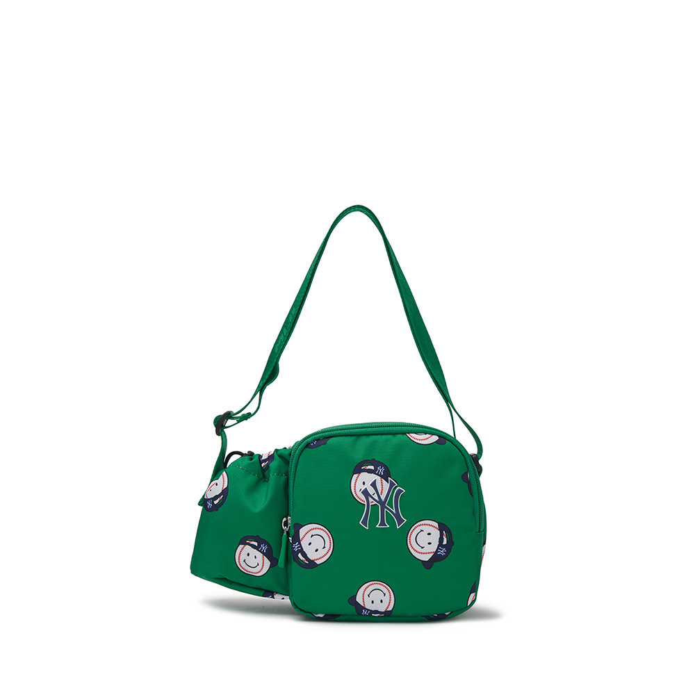MLB KIDS 肩背包 兒童包包 Green Play系列 紐約洋基隊 (7ACRE024N-50GNP)