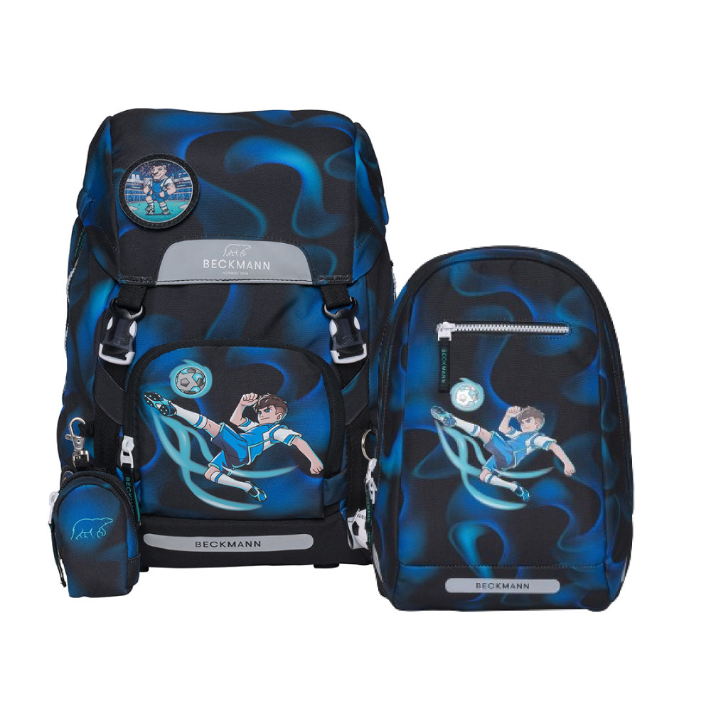 Classic 22L 兒童護脊書包+Gym 12L輕便後背包 - 魔力足球