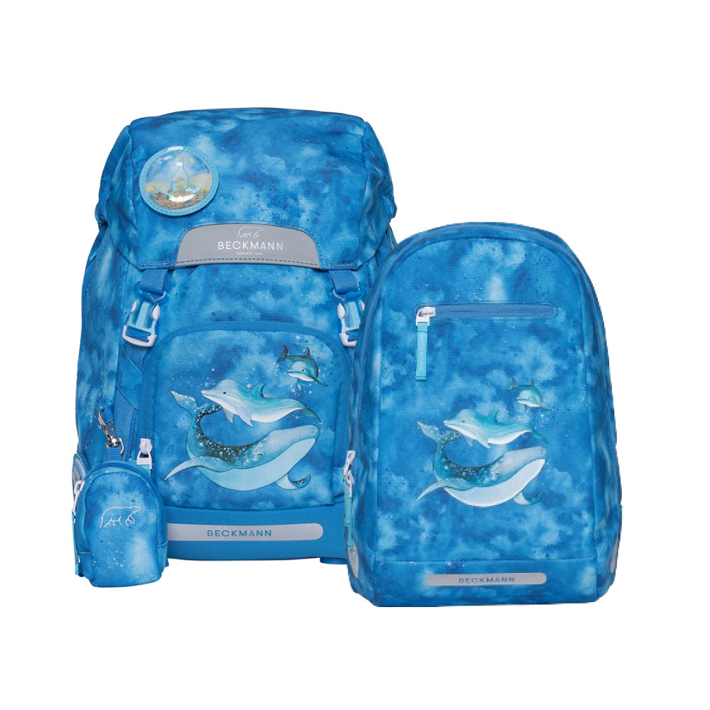 Classic 22L 兒童護脊書包+Gym 12L輕便後背包 - 鯨魚先生