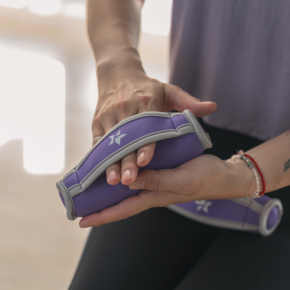 樂齡奇肌-套掌式軟式啞鈴（2支）（負重訓練啞鈴/肌力鍛鍊啞鈴）Fun Sport《販賣價為一對（2支）》