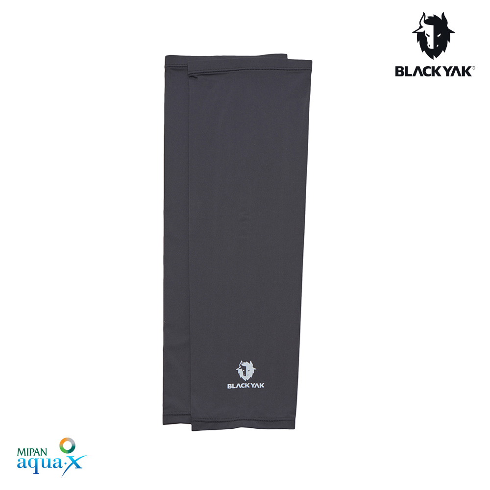 【BLACKYAK】AQUAX BASIC涼感袖套(黑色)-防曬抗UV 透氣|DB1NAM01|2BYXXX4905