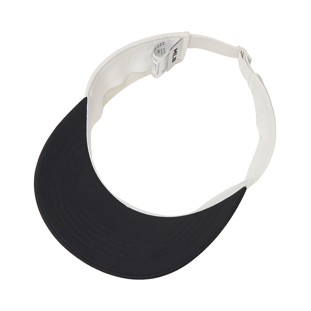 MLB 可調式遮陽帽 空頂帽 紐約洋基隊 (3ASC00643-50BKS)