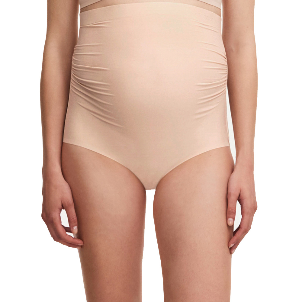 網路獨賣【Chantelle Lab】孕期高腰包腹褲>XS>粉膚色(19P80_01N)【Pure Maternity】