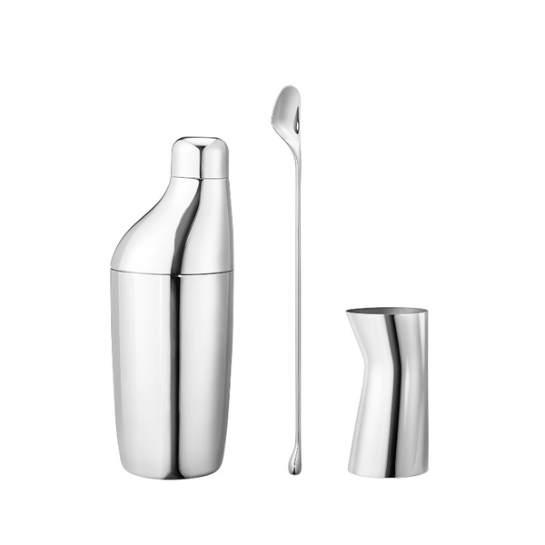 *【Georg Jensen 喬治傑生】SKY 調酒器组 鏡面拋光不銹鋼(10009247)