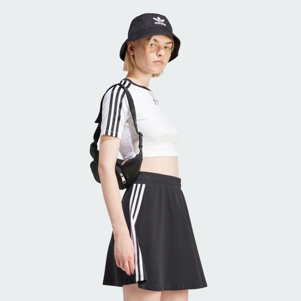 3-STRIPES 短版短袖上衣