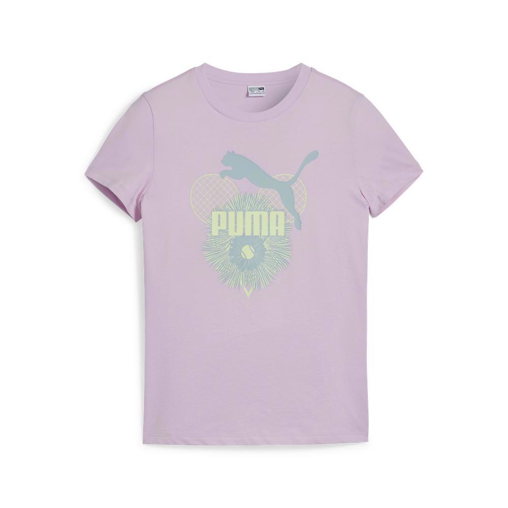 PUMA 基本系列Match Point圖樣短袖T恤 女童