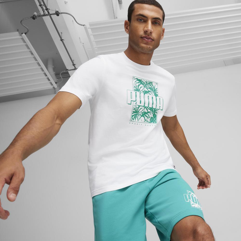 PUMA 基本系列Palm Resort短袖T恤 男性