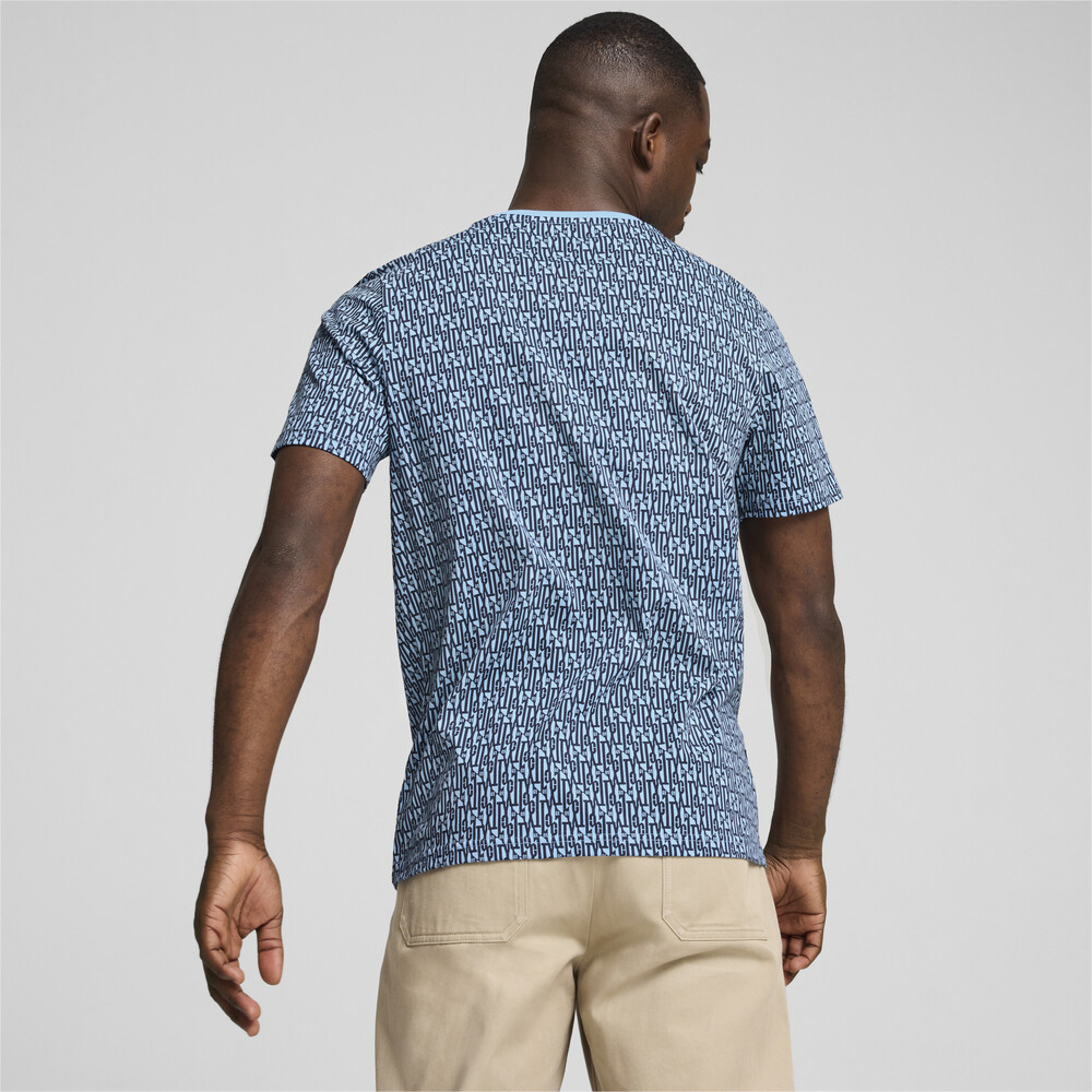 PUMA MCFC系列ftblCulture印花短袖T恤 男性