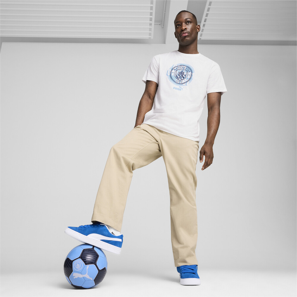 PUMA MCFC系列ftblCulture短袖T恤 男性