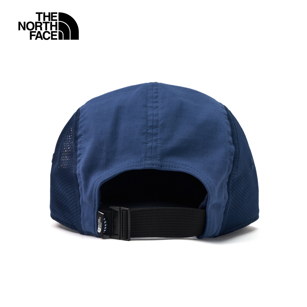 【10/27 12點限時搶購】The North Face北面男女款藍色黑色貼片式LOGO休閒五分帽｜5FXJ926