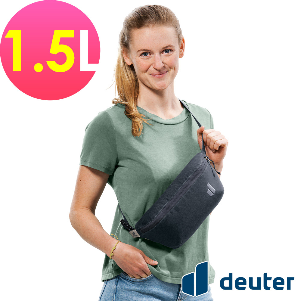 【deuter 德國】Avengo腰包1.5L(3900223黑/休閒包/隨身包)