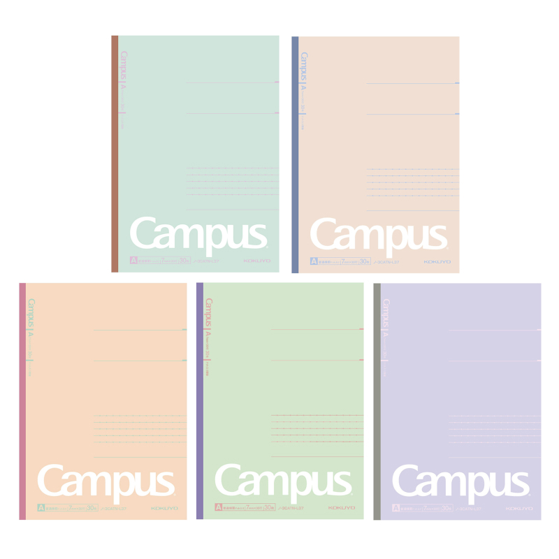 KOKUYO Campus 礦石系列 點線筆記本 A罫 B5(5入)