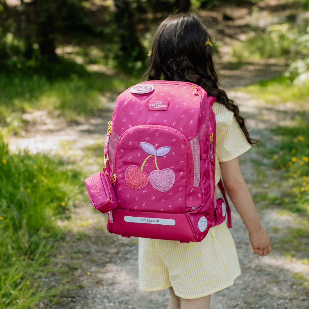 AIR FLX 擴充護脊書包20~25L+Gym 12L輕便後背包 - 甜美櫻桃