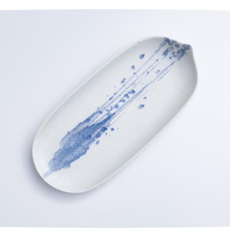 Ice Crack 23cm Ceramic Plate