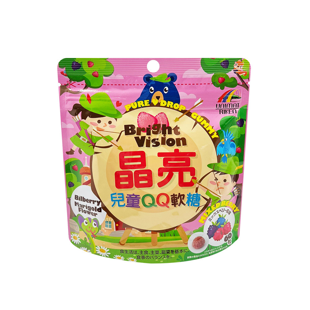 全日營養兒童晶亮QQ軟糖 莓果風味