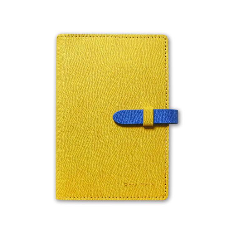 DATA MATE 東歐風格 萬用手冊 A7(DM-532)-黃色