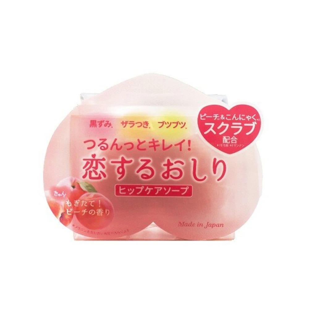 【台隆手創館】日本Pelican我愛蜜桃臀角質暗沉調理皂80g