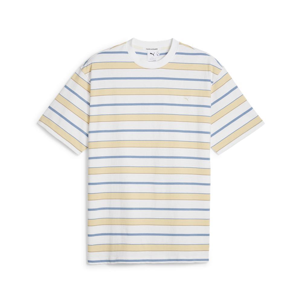 PUMA 流行系列MMQ條紋短袖T恤 男性