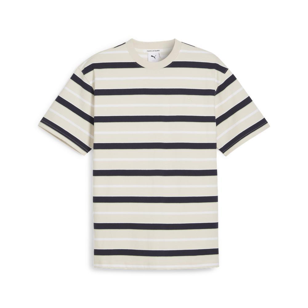 PUMA 流行系列MMQ條紋短袖T恤 男性