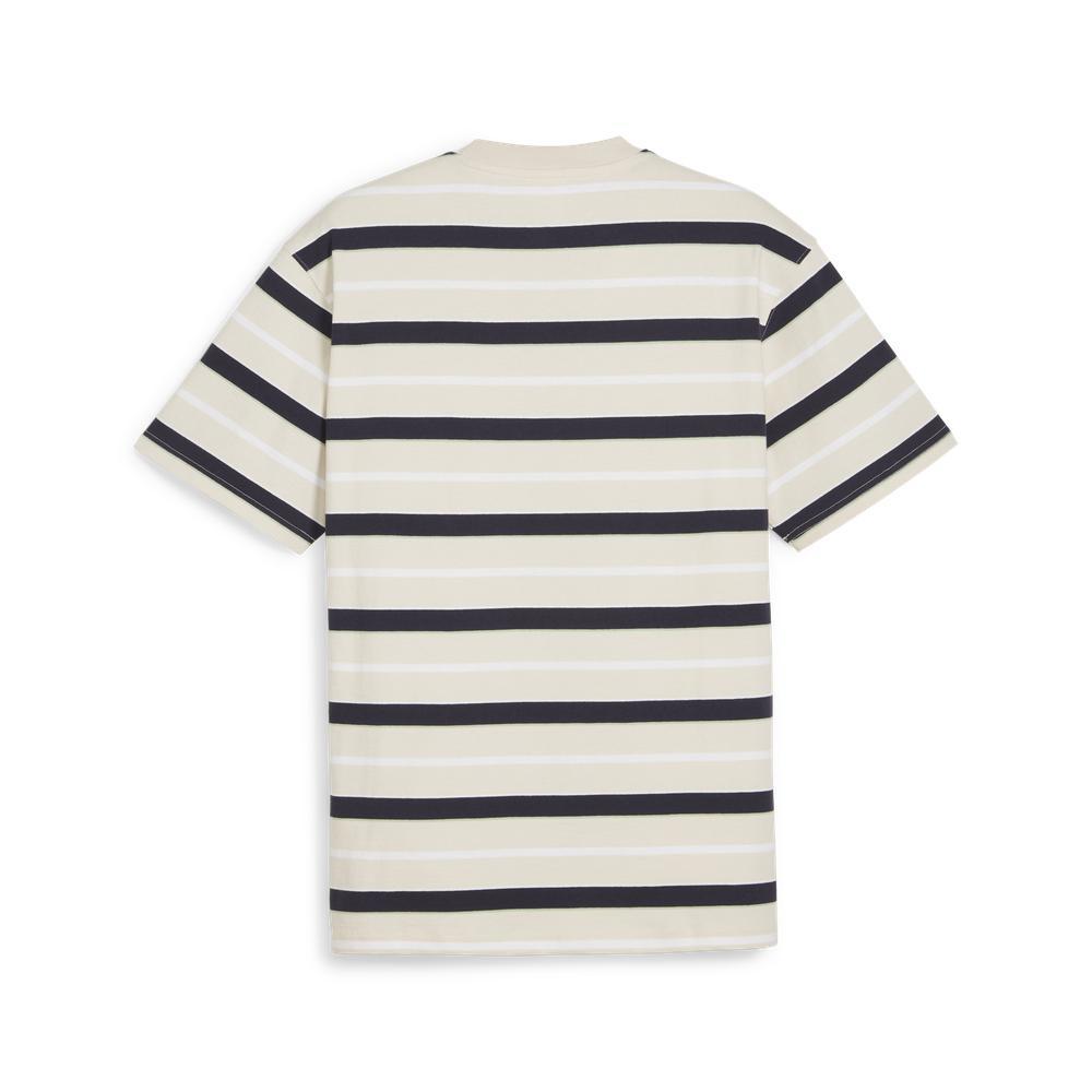 PUMA 流行系列MMQ條紋短袖T恤 男性