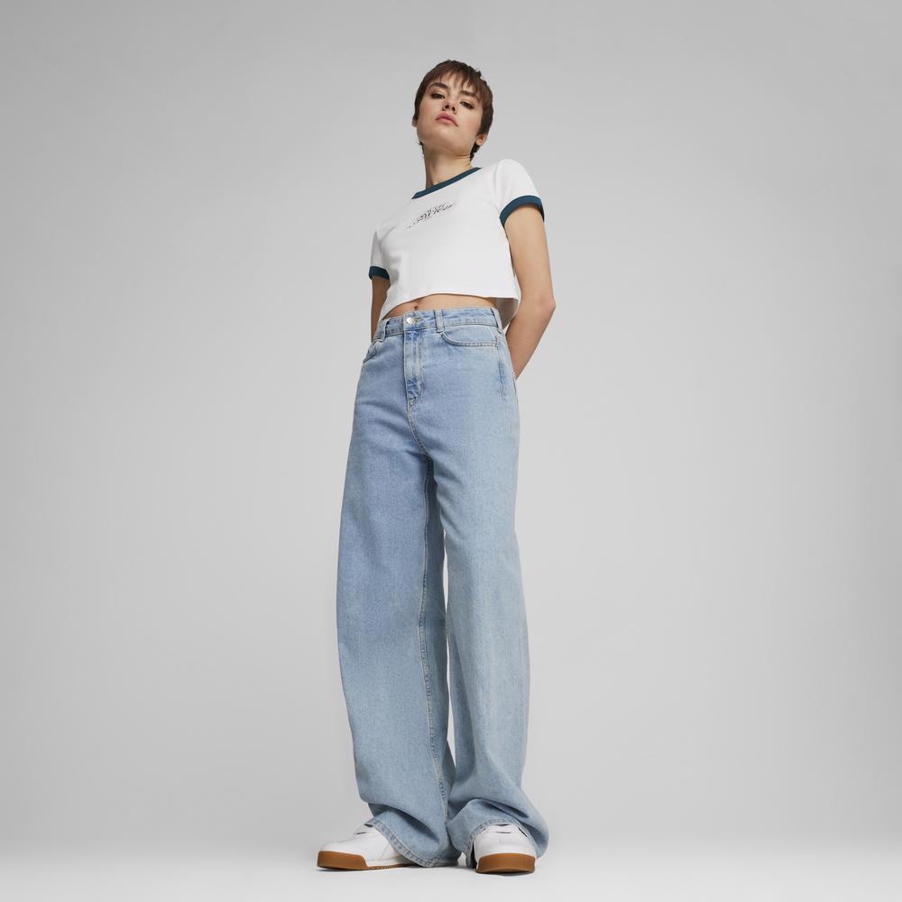 PUMA 流行系列Downtown寶貝短袖T恤 女性