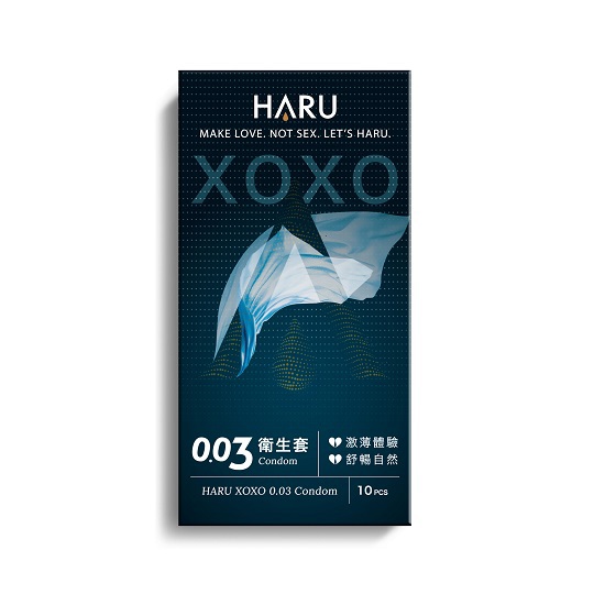 【HARU】XOXO 0.03保險套10入/盒