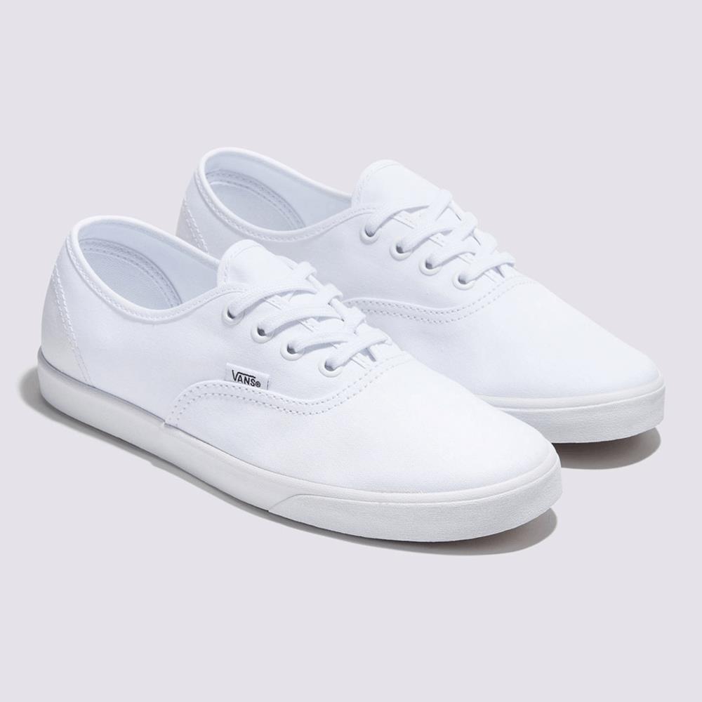 Vans Authentic Lowpro 男女款白色滑板鞋