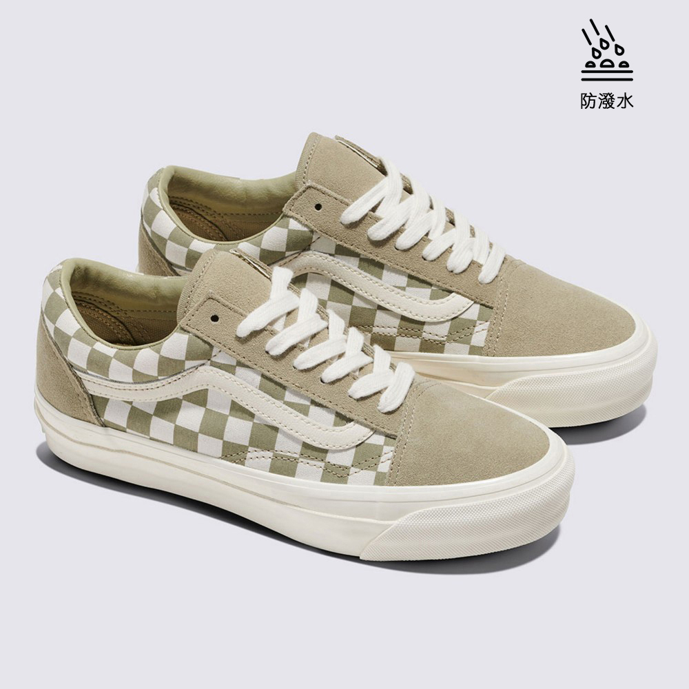 MTE Old Skool 卡其色棋盤格滑板鞋