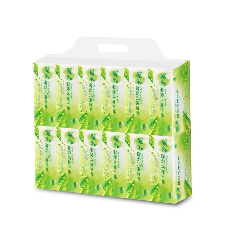 【百吉牌】滿1199折80★《滿柔》環保抽取式衛生紙110抽*72包/箱R611-廠商直送