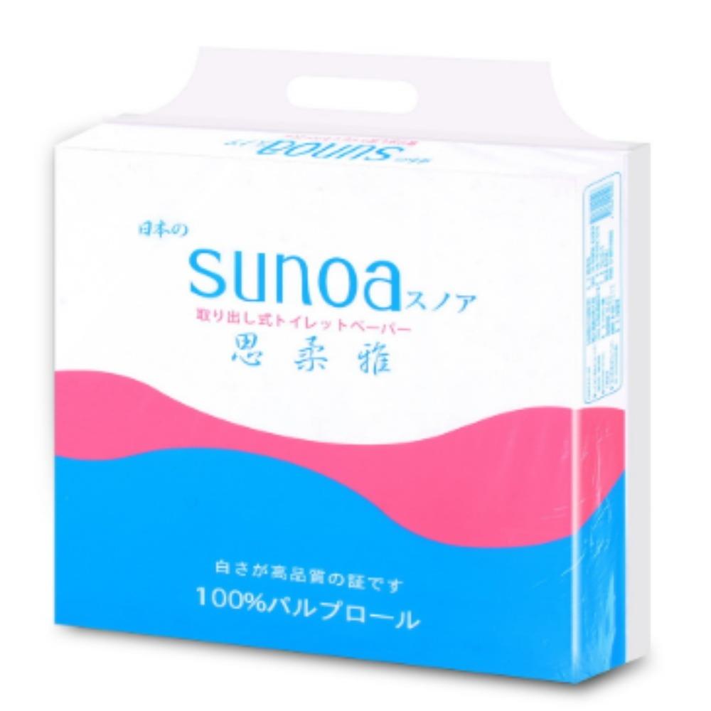 【百吉牌】★滿1200現折80★《SUNOA》抽取式衛生紙100抽*80包/箱S610B-廠商直送