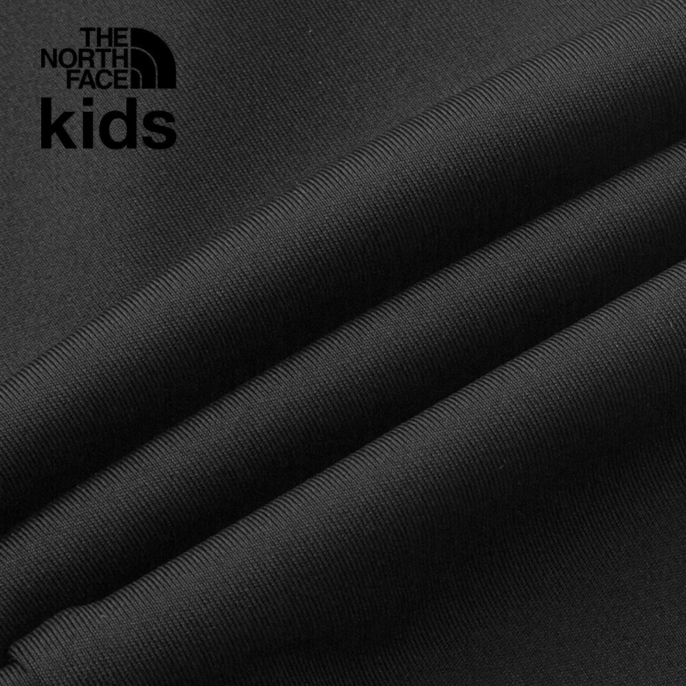 The North Face北面兒童UPF黑色防曬舒適彈力褲腰緊身褲｜86XVJK3