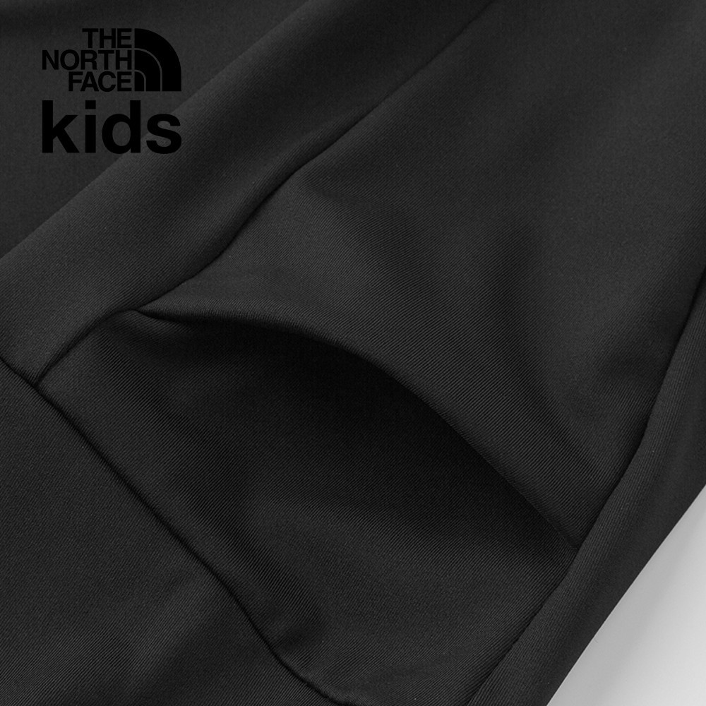 The North Face北面兒童UPF黑色防曬舒適彈力褲腰緊身褲｜86XVJK3