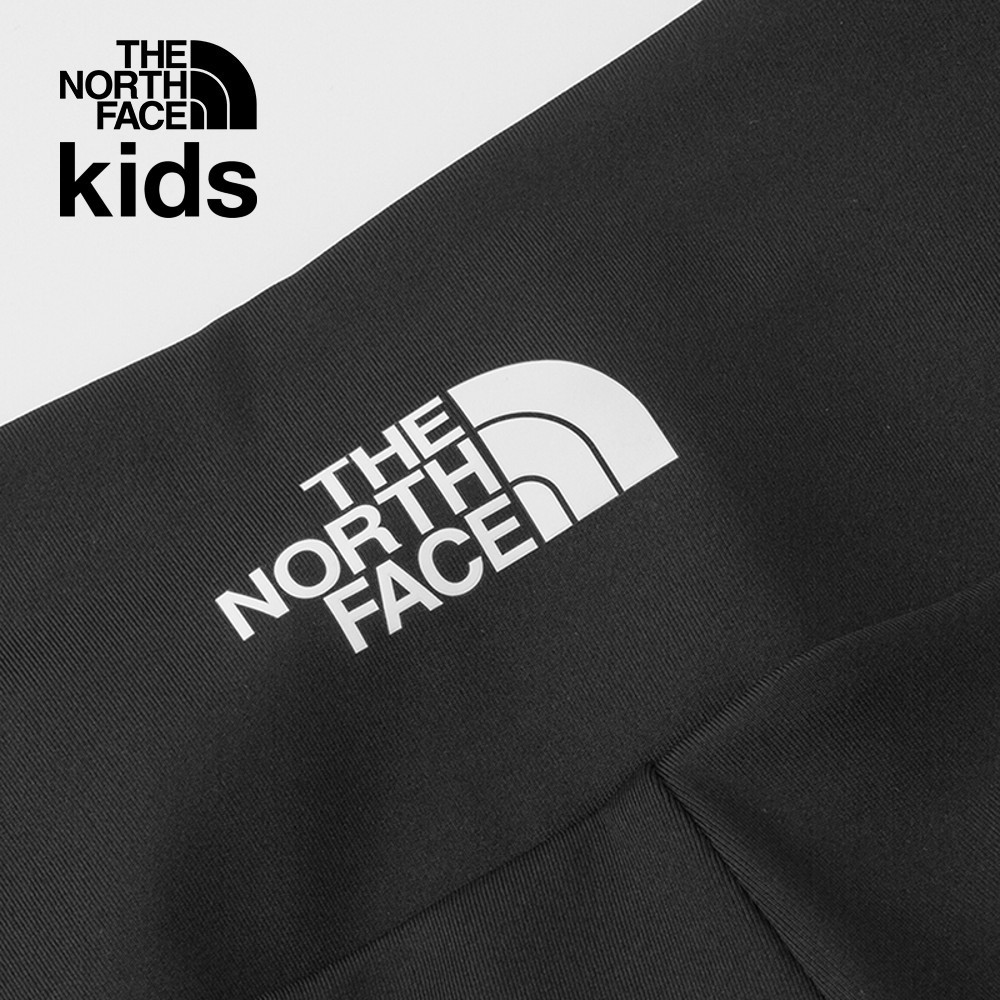 The North Face北面兒童UPF黑色防曬舒適彈力褲腰緊身褲｜86XVJK3
