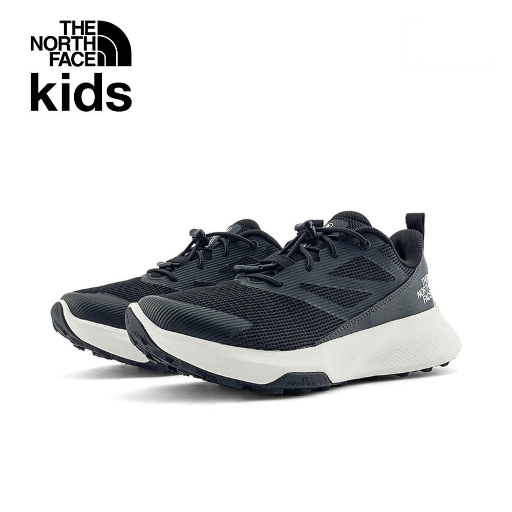 The North Face北面兒童黑色抓地透氣舒適耐穿休閒野跑鞋｜83O4KT0