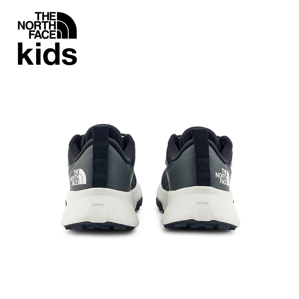 The North Face北面兒童黑色抓地透氣舒適耐穿休閒野跑鞋｜83O4KT0