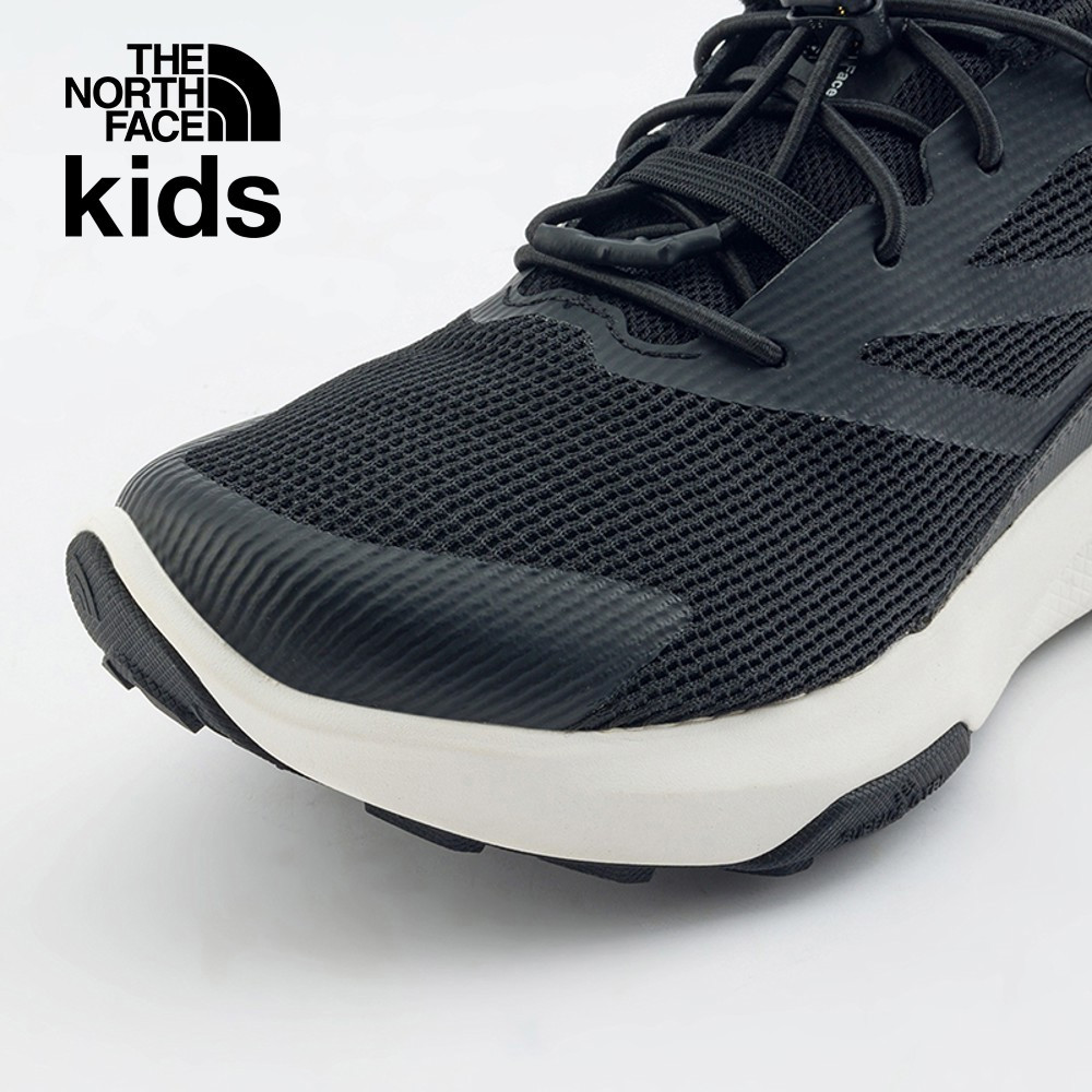 The North Face北面兒童黑色抓地透氣舒適耐穿休閒野跑鞋｜83O4KT0