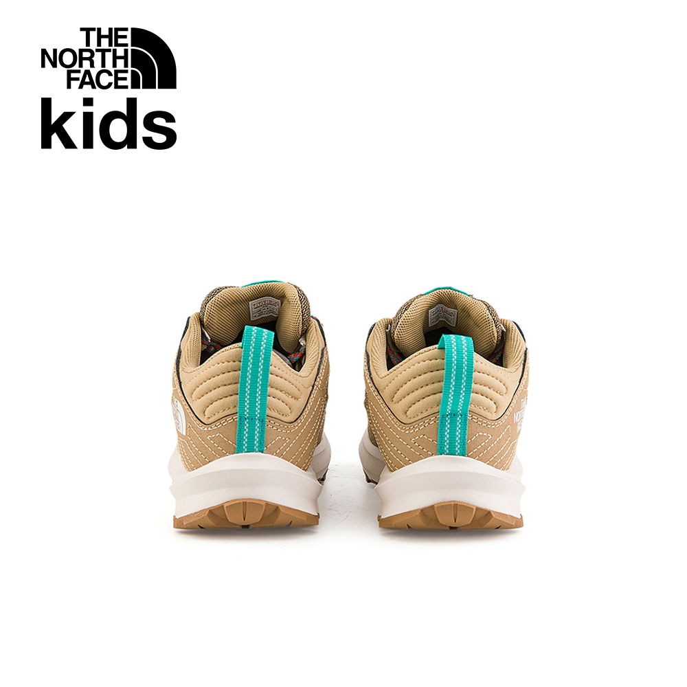 The North Face北面兒童卡其色防水透氣舒適耐穿休閒徒步鞋｜5LXGV7O