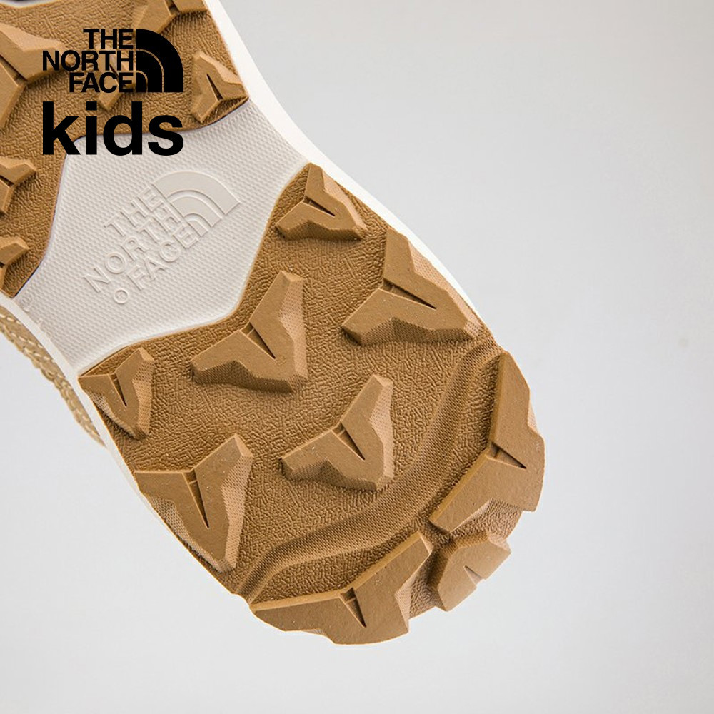 The North Face北面兒童卡其色防水透氣舒適耐穿休閒徒步鞋｜5LXGV7O