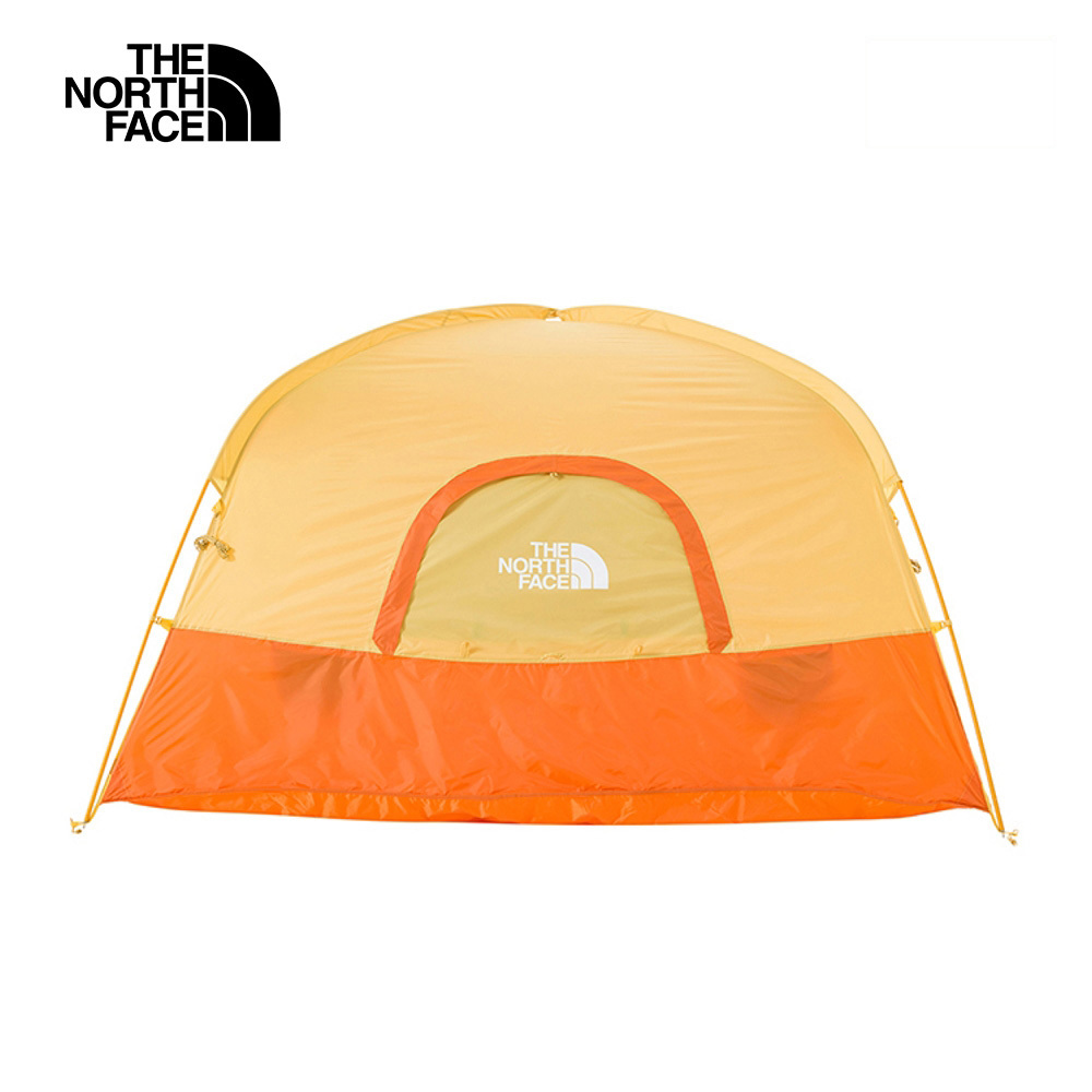 The North Face北面男女款大地黃防風防潑水戶外4人帳篷｜87BSYO4