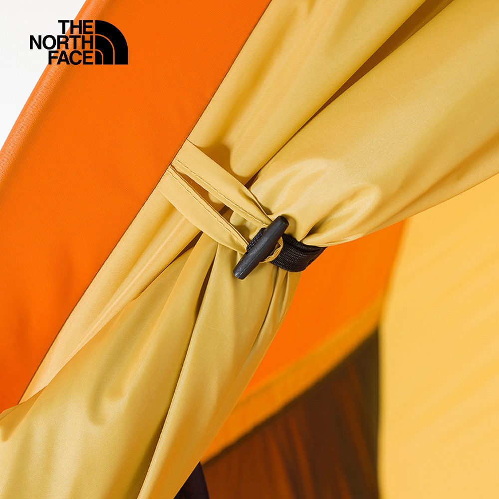 The North Face北面男女款大地黃防風防潑水戶外4人帳篷｜87BSYO4
