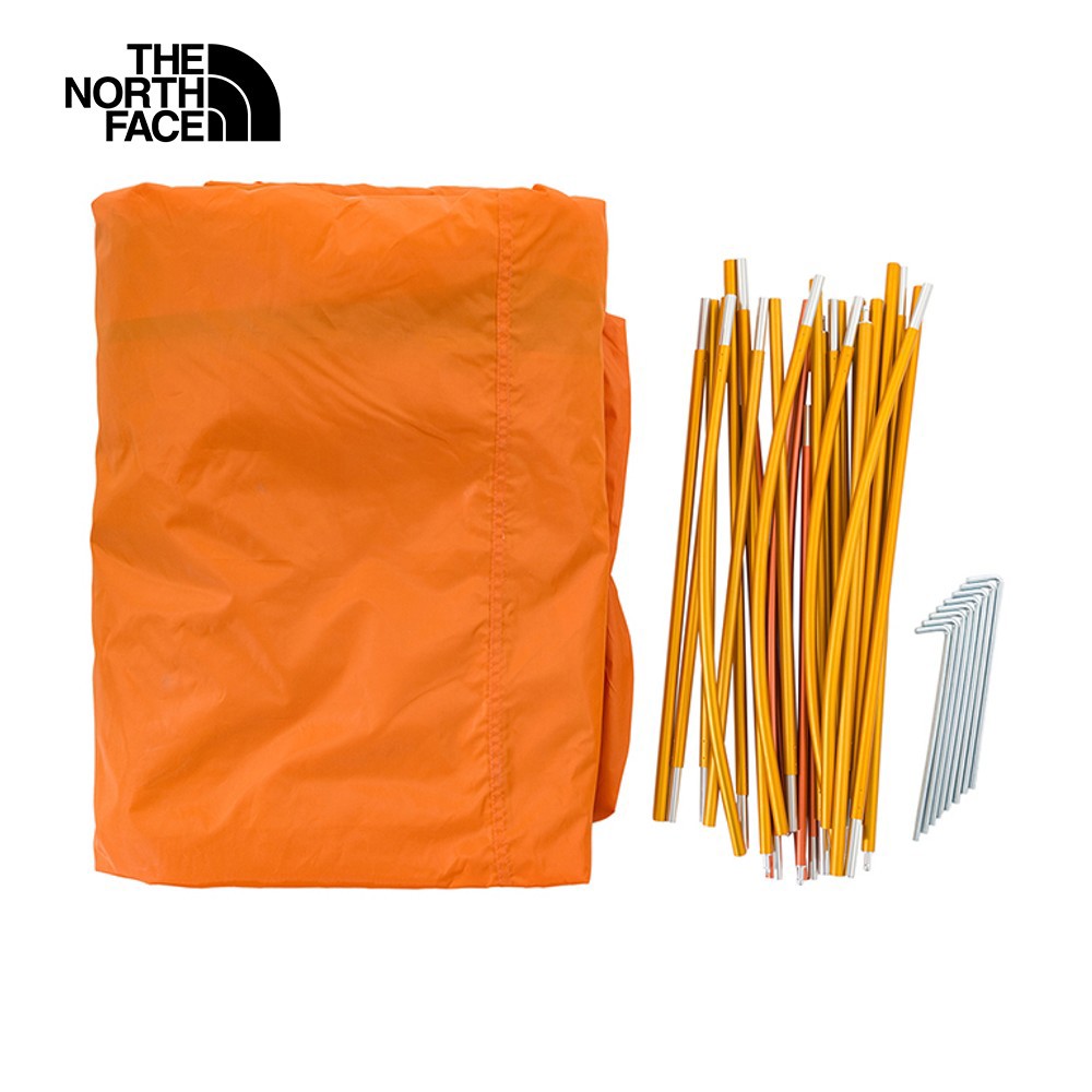 The North Face北面男女款大地黃防風防潑水戶外4人帳篷｜87BSYO4