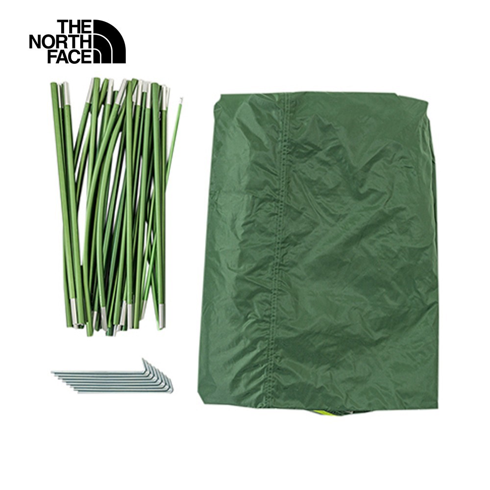 The North Face北面男女款蘋果綠防風防潑水戶外6~10人帳篷｜87BRYIK