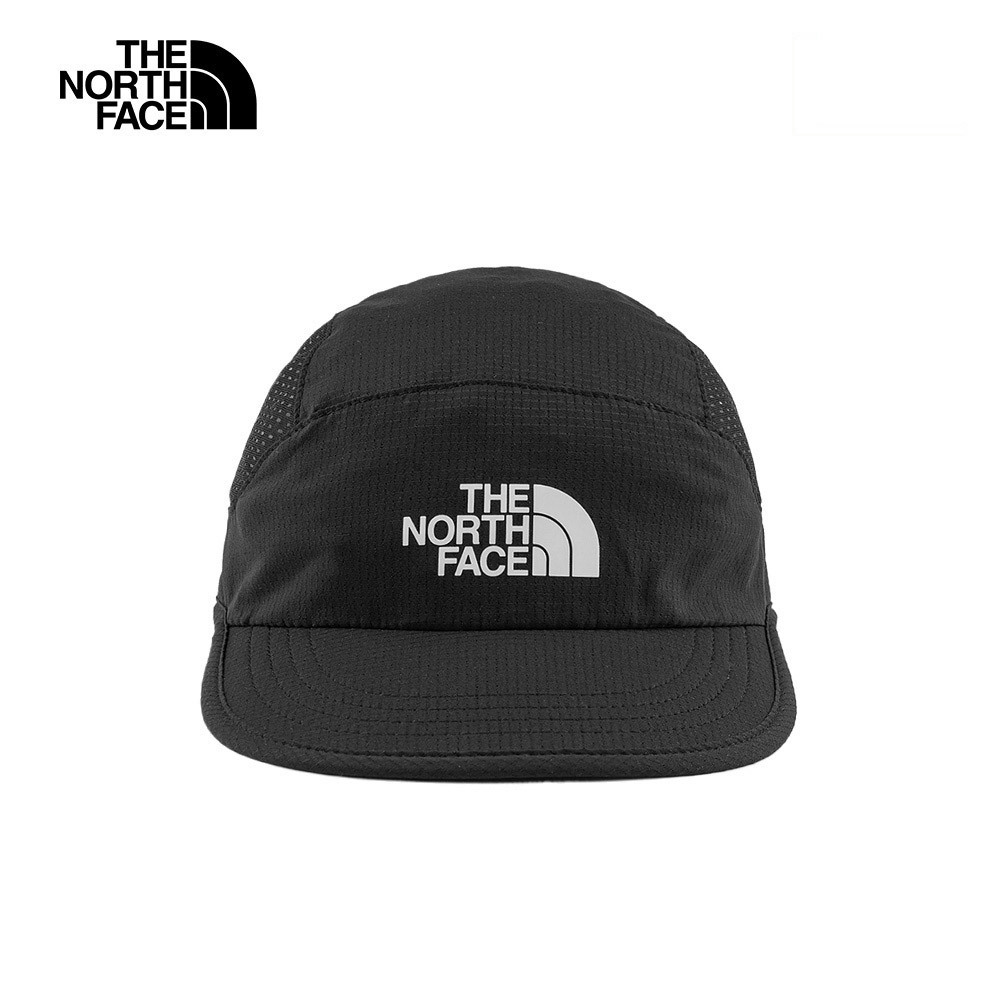 The North Face北面男女款UPF黑色吸濕排汗防曬運動帽｜876JJK3