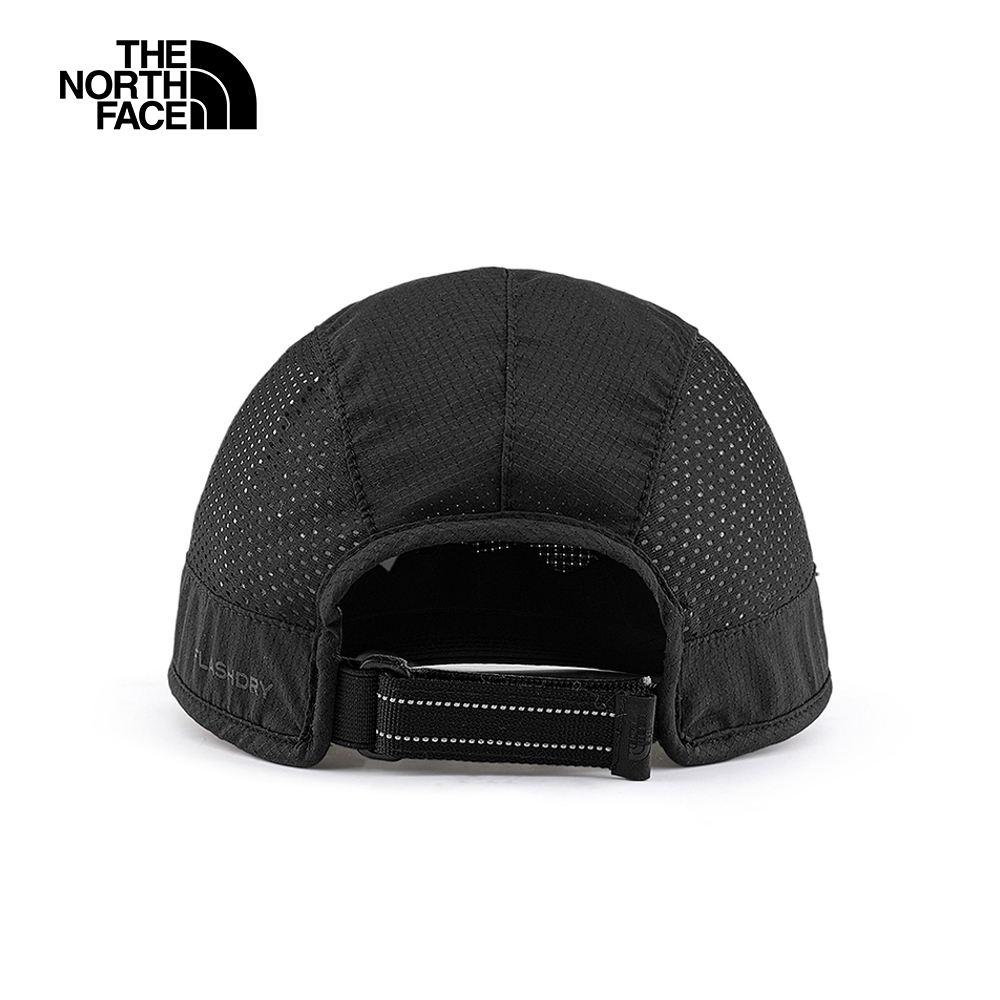 The North Face北面男女款UPF黑色吸濕排汗防曬運動帽｜876JJK3