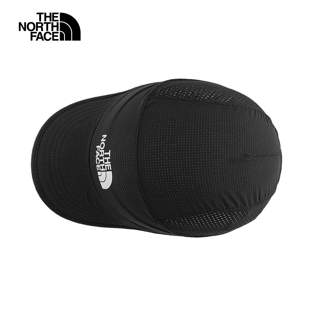 The North Face北面男女款UPF黑色吸濕排汗防曬運動帽｜876JJK3